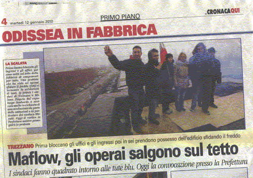 Italie : A Maflow Trezzano, l’utopie devient réalité : les travailleurs font renaître l’entreprise « sans patron