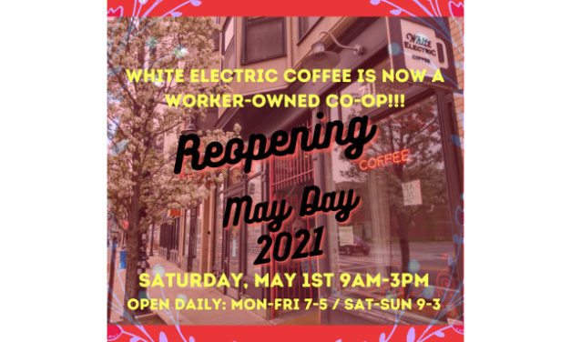 White Electric rouvre ses portes et devient le seul café coopératif du Rhode Island