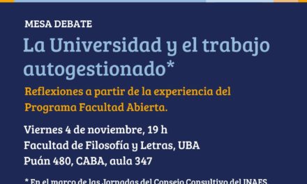 BUENOS-AIRES: 20e anniversaire du programme Facultad Abierta