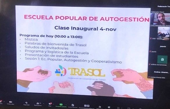L’école populaire d’autogestion de Trasol a démarré EN NOVEMBRE 2023 : vers une pédagogie de la solidarité