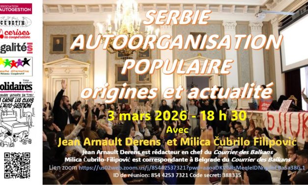 3 MARS Serbie, autoorganisation populaire : origines et actualité
